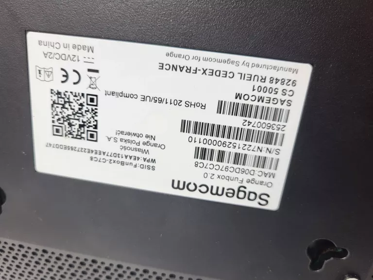 router-orange-funbox-20-sagecom-cs-50001-standard-pracy-portow-lan-101001000-mbps