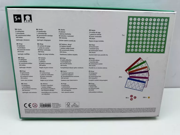 GRA PLANSZOWA BANKO BINGO