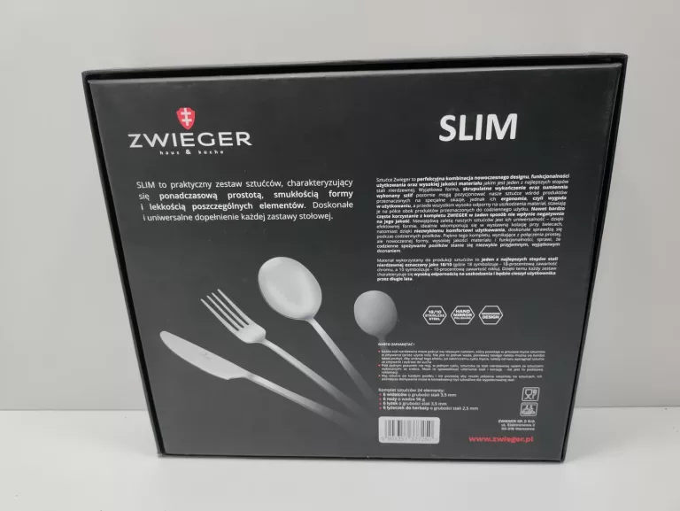 KOMPLET SZTUĆCÓW ZWIEGER SLIM 24 EL.