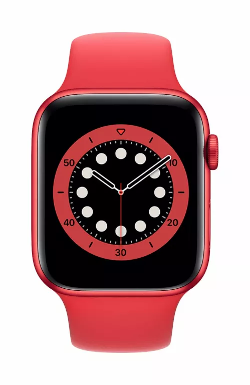 APPLE WATCH SERIES 6 40MM RED SPORT BAND FAKTURA