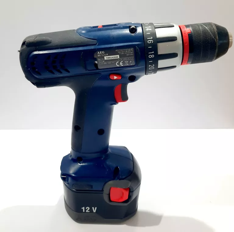 AEG BS12X-R WKRĘTARKA ZESTAW WALIZKA