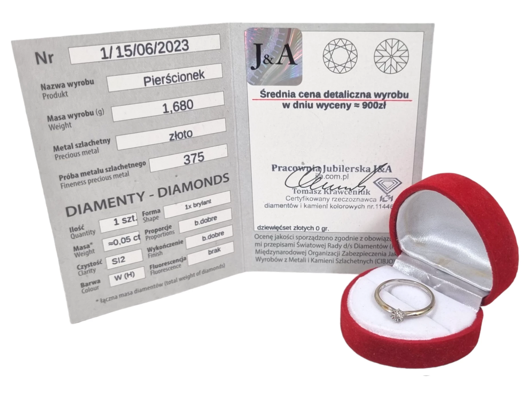 zloty-pierscionek-zareczynowy-apart-005ct-9k-r16-rozmiarsrednica-wew-mm-372-16