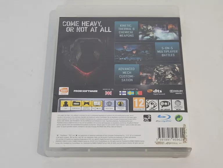 GRA PS3 ARMORED CORE V