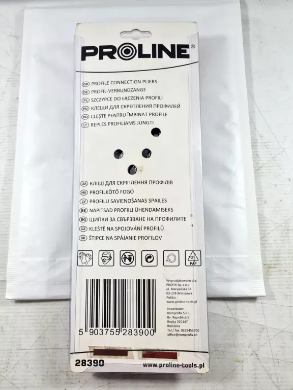 SZCZYPCE ZACISKOWE PROLINE 275 MM 28390