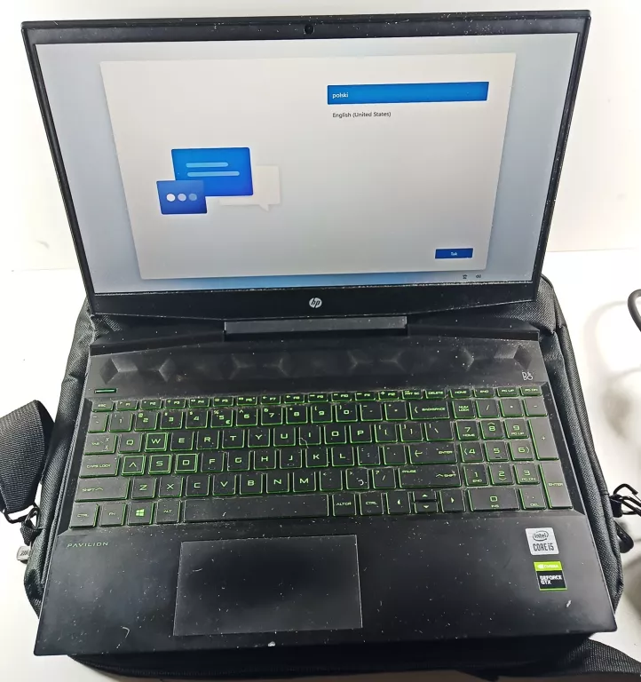 LAPTOP HP PAVILION GAMING 15 W11 8/512GB I5-10300
