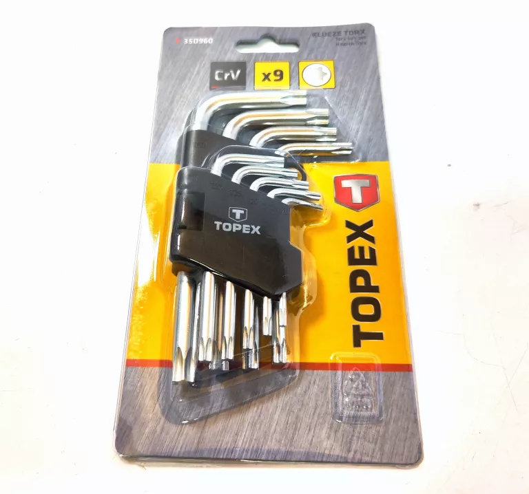 KLUCZE TORX TOPEX X9
