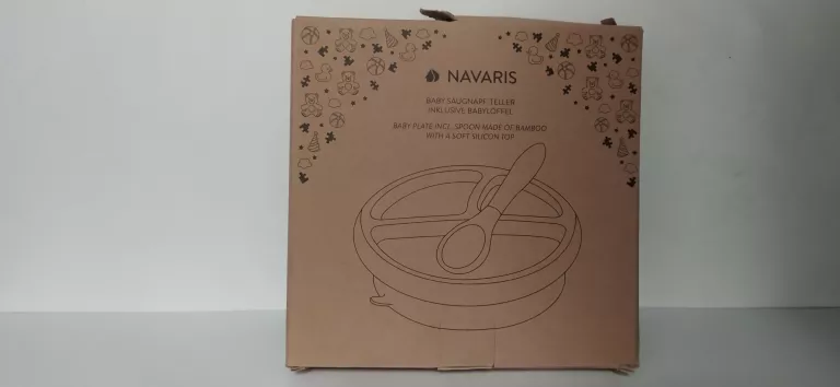 NAVARIS MISKA BAMBUSOWA Z PRZYSSAWKĄ