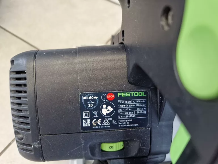 ZAGŁĘBIARKA FESTOOL TS 55 REBG +PROWADNICA FS1400