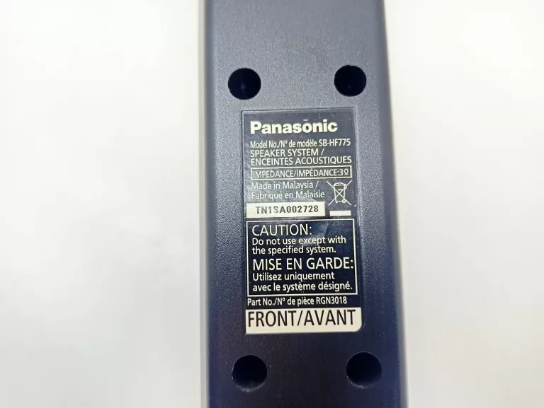 GŁOŚNIKI KOLUMNY DO KINA DOMOWEGO PANASONIC 5.1