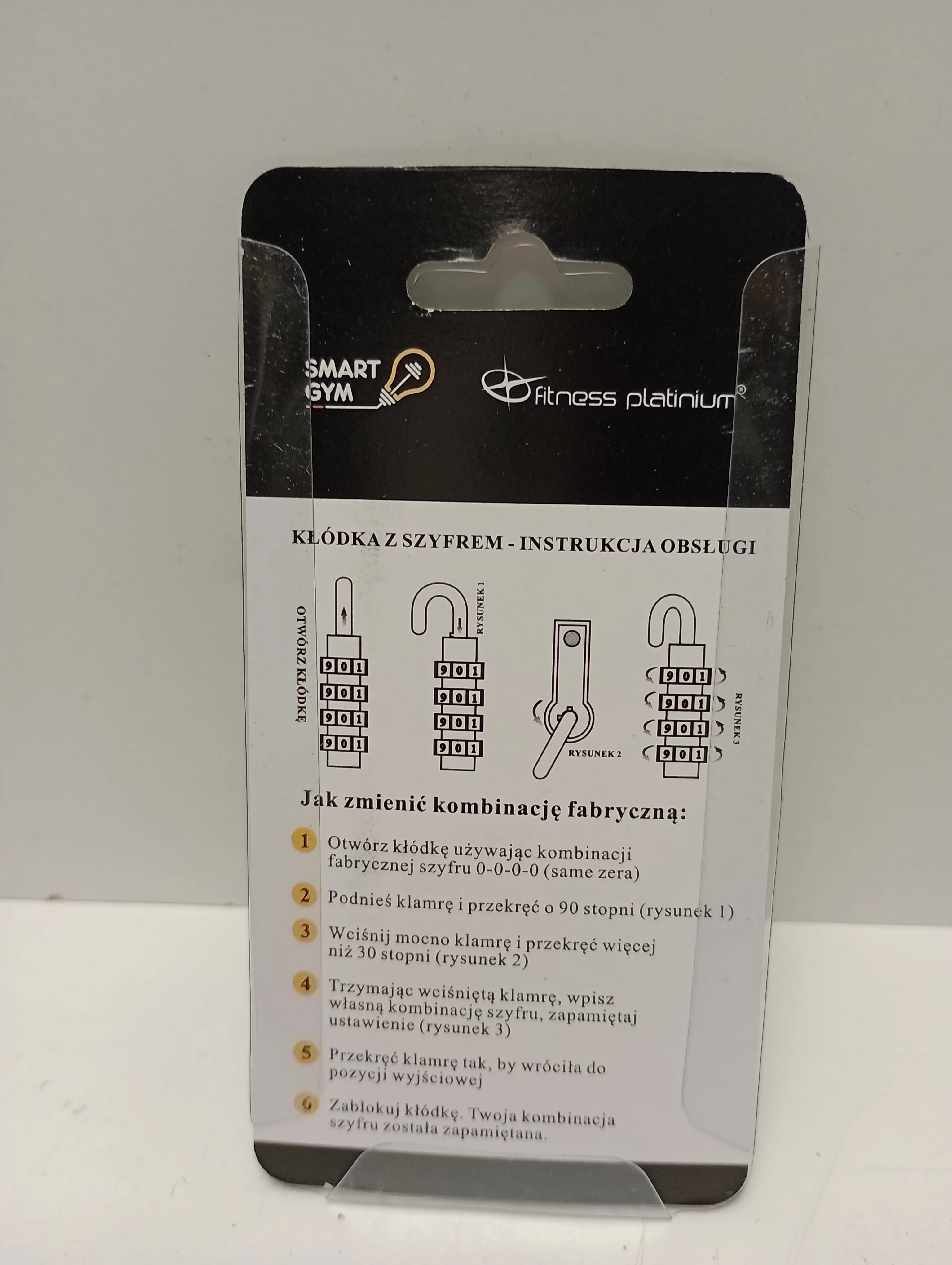 klodka-na-szyfr-fitness-platinium-zolta-stan-uzywany