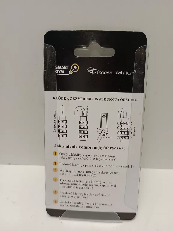 klodka-na-szyfr-fitness-platinium-zolta-stan-uzywany