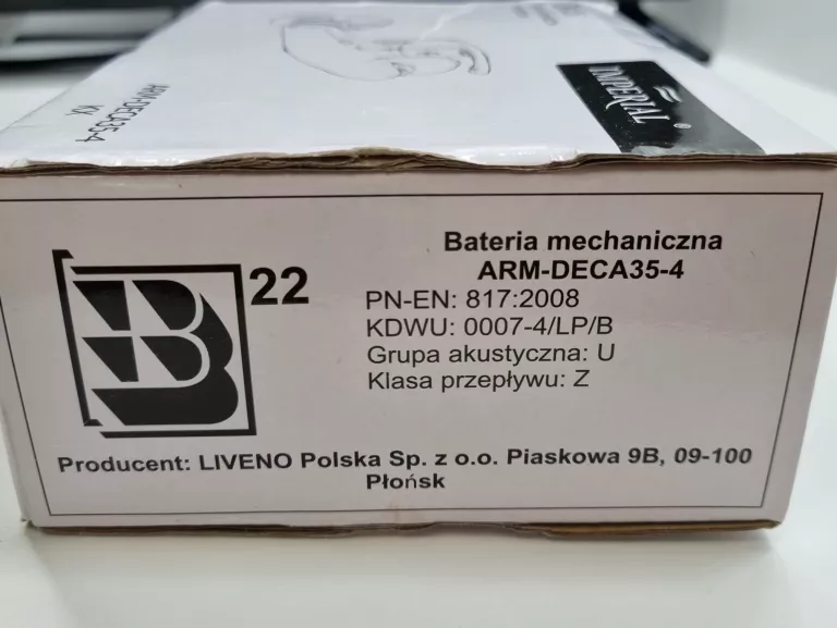 BATERIA NATRYSKOWA IMPERIAL DECA 35