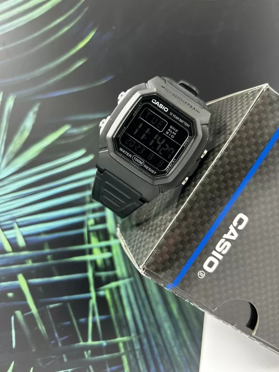 ZEGAREK MĘSKI CASIO VINTAGE BLACK W-800H-1AVEF