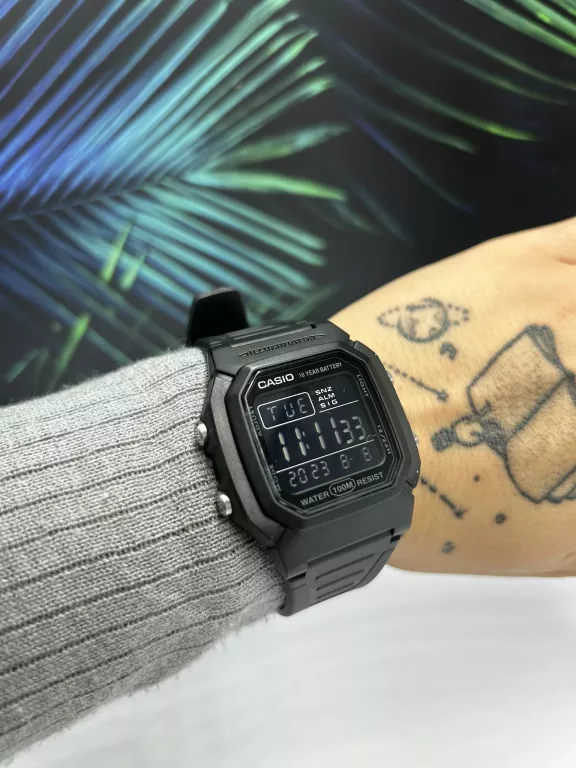 ZEGAREK MĘSKI CASIO VINTAGE BLACK W-800H-1AVEF