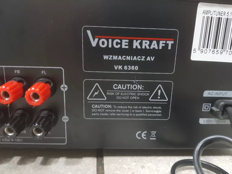 AMPLITUNER VOICE KRAFT 6360