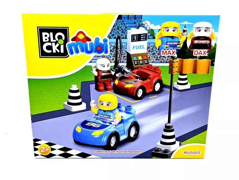 KLOCKI BLOCKI MUBI WIELKIE PRZYGODY WYŚCIG MU5003