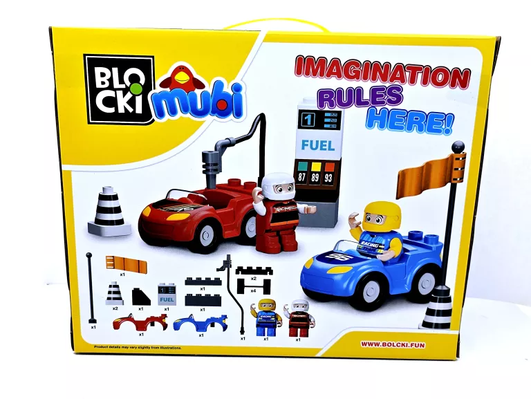 KLOCKI BLOCKI MUBI WIELKIE PRZYGODY WYŚCIG MU5003