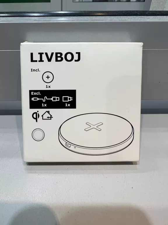 IKEA LIVBOJ ŁADOWARKA INDUKCYJNA CZARNY
