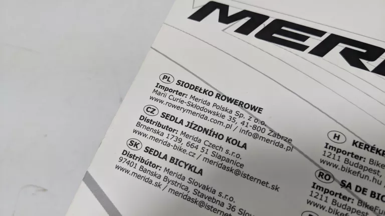 SIODEŁKO MERIDA SE-MD052