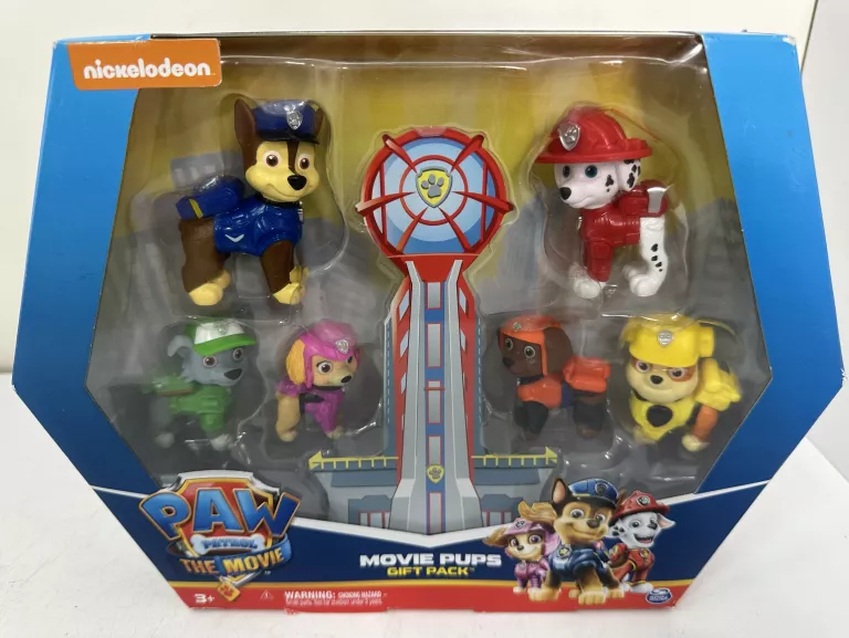 PSI PATROL ZESTAW 6 FIGUREK FILMOWYCH PIESKÓW