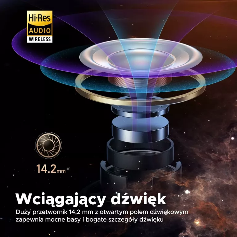 SŁUCHAWKI BEZPRZEWODOWE SOUNDPEATS AIR3 DELUXE HS