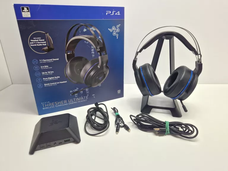 SŁUCHAWKI RAZER THRESHER ULTIMATE PS4 KOMPLET