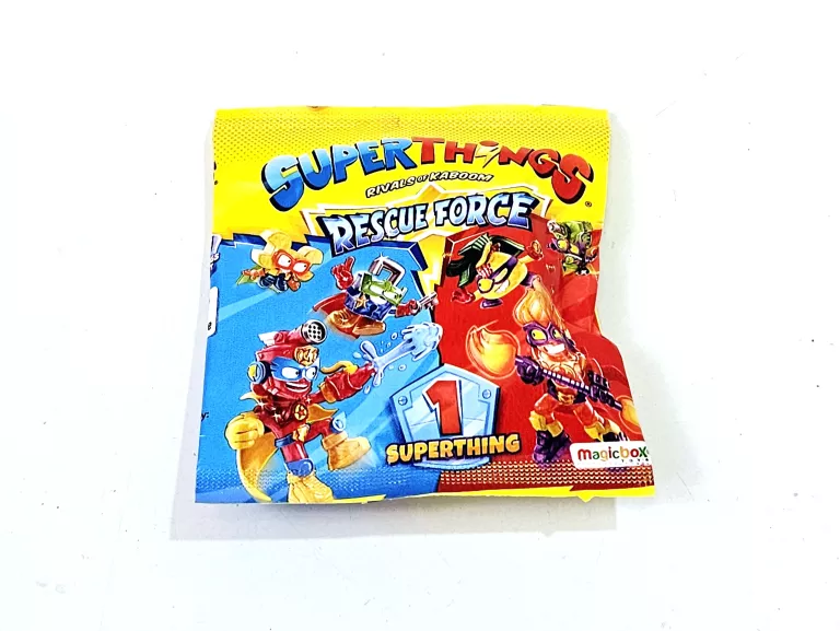 SUPERTHINGS Rescue Force Starter-Pack – Mit Magazin, Rescue Jet & 2 Figuren (Metallic-Effekt)