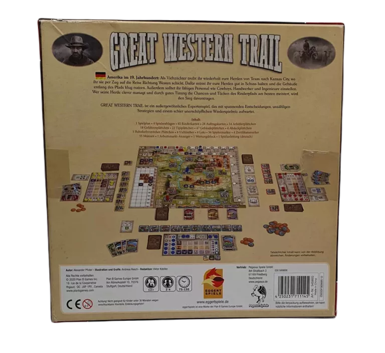PEGASUS PRESS GRA PLANSZOWA GREAT WESTERN TRAIL