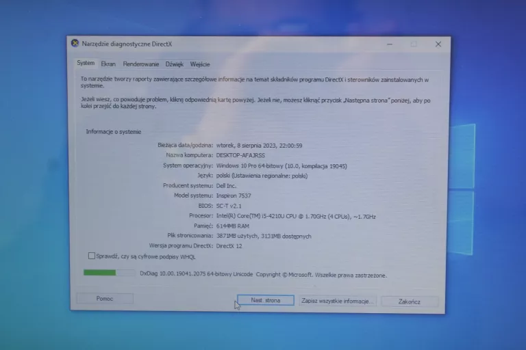 LAPTOP DELL INSPIRON 7537 I5 6/512GB