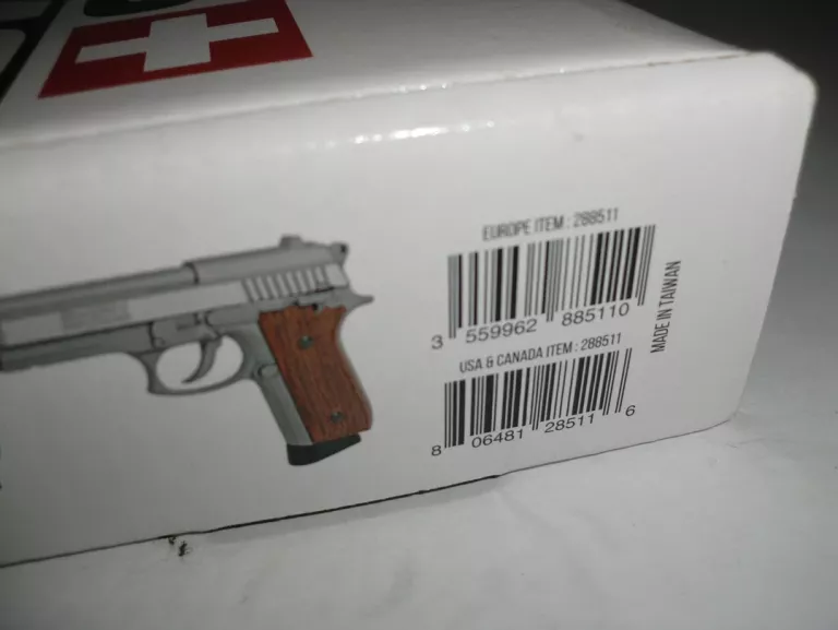 CYBERGUN Réplica pistola Airsoft SA92 full metal 1.6J CO2 silver