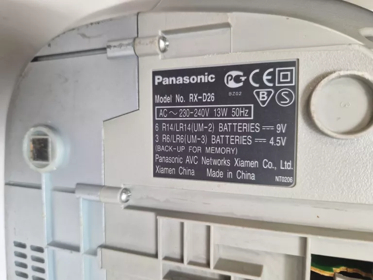 RADIOODTWARZACZ PANASONIC RX-D26