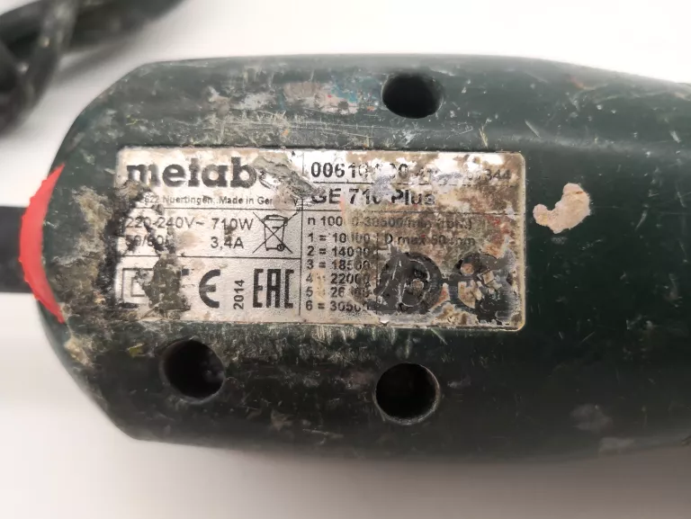 SZLIFIERKA METABO GE 710 PLUS