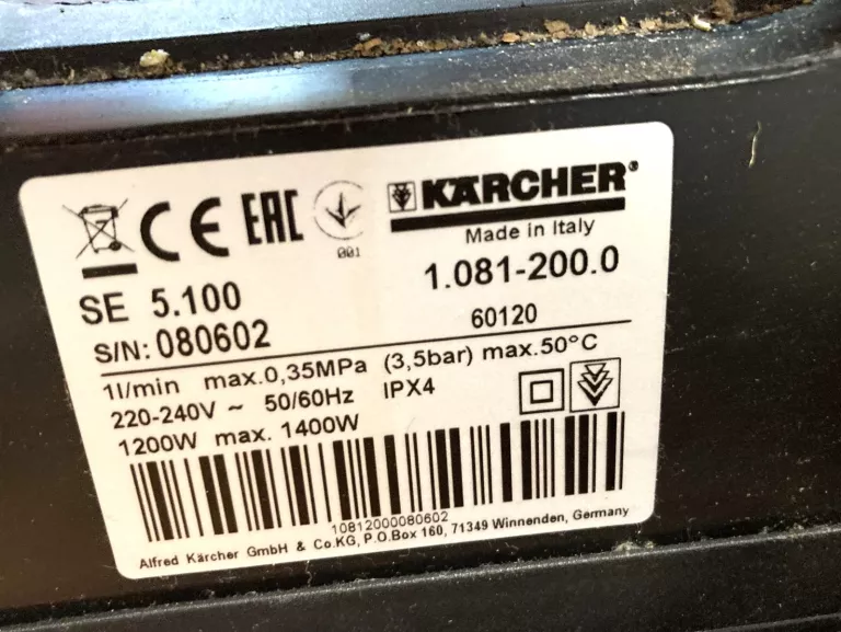 ODKURZACZ PIORĄCY KÄRCHER SE 5.100 1400W -ZESTAW!!