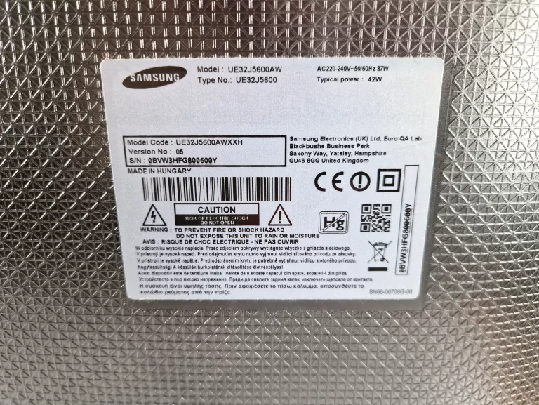 TELEWIZOR SAMSUNG UE32J5600 SMART TV/PILOT