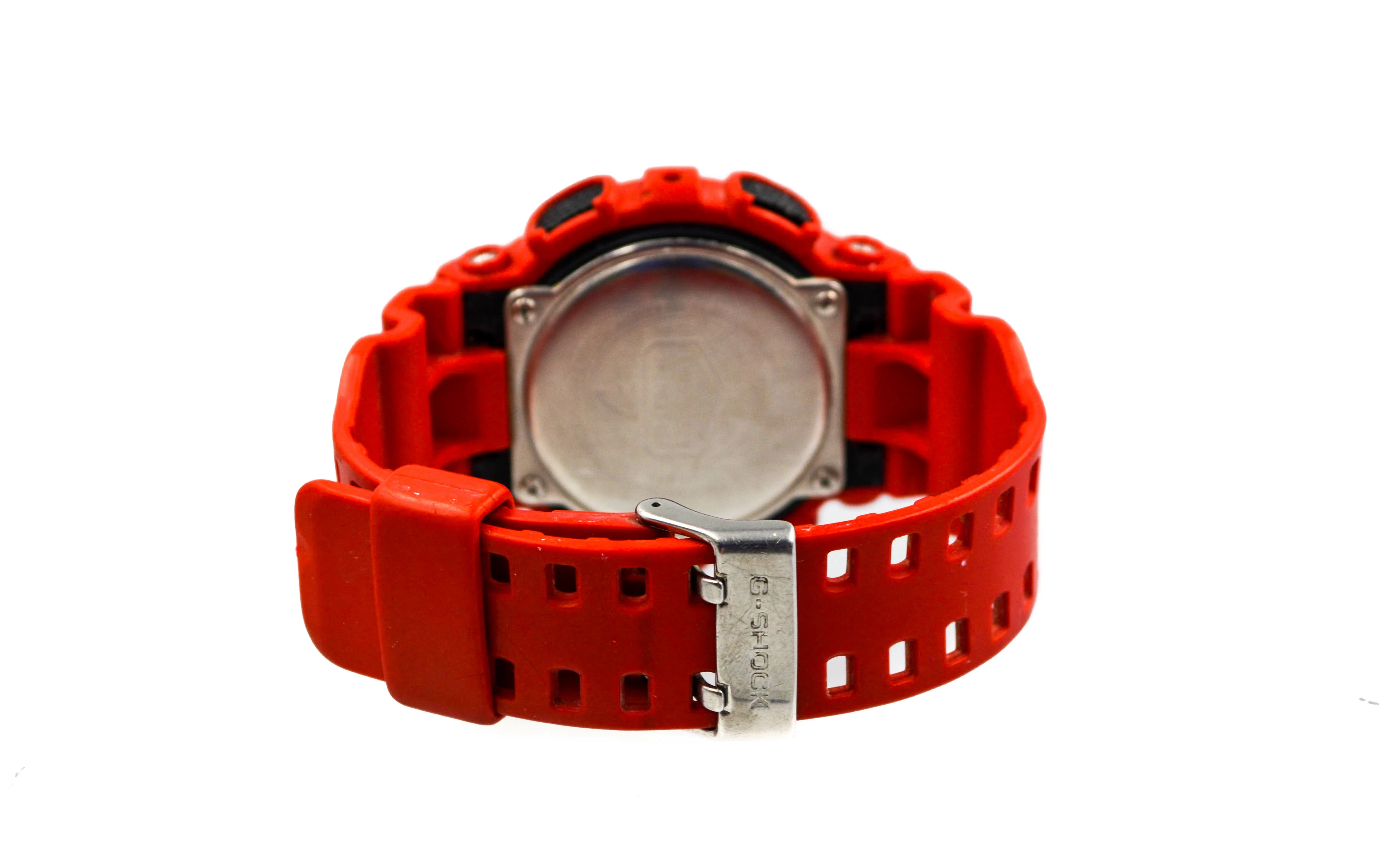 zegarek-casio-ga-100b-g-shock-czerwony-5081-stan-uzywany