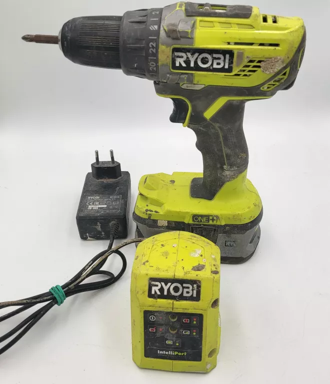 WKRĘTARKA RYOBI R18DD3 +AKU 4AH +ŁAD