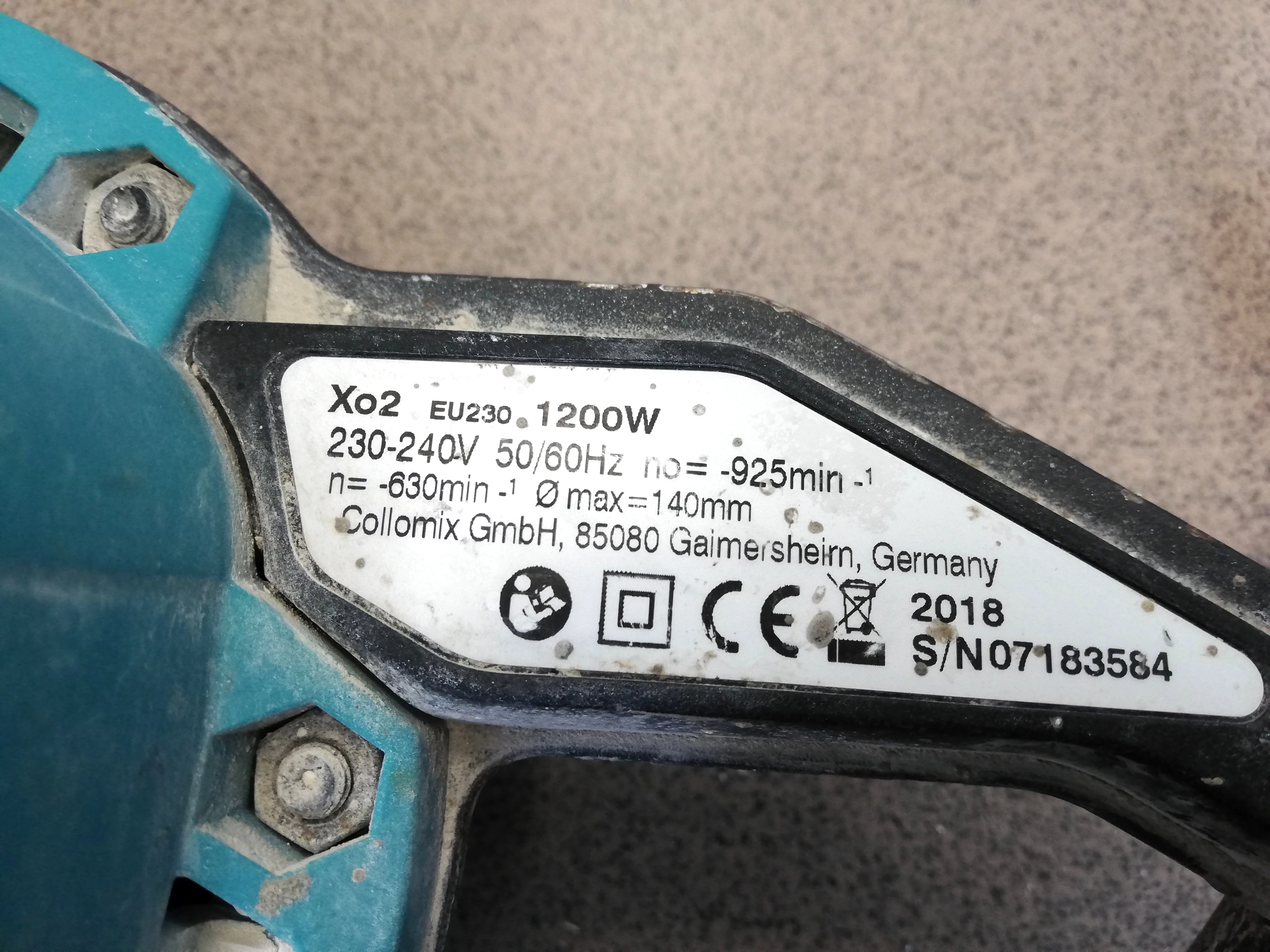 mieszarka-collomix-xo2-1200w-mocowanie-mieszadla-hexafix