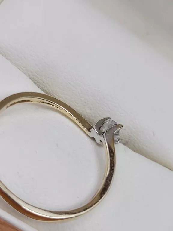 SKROMNY ZŁOTY PIERŚCIONEK 1,22GR 585 R.16