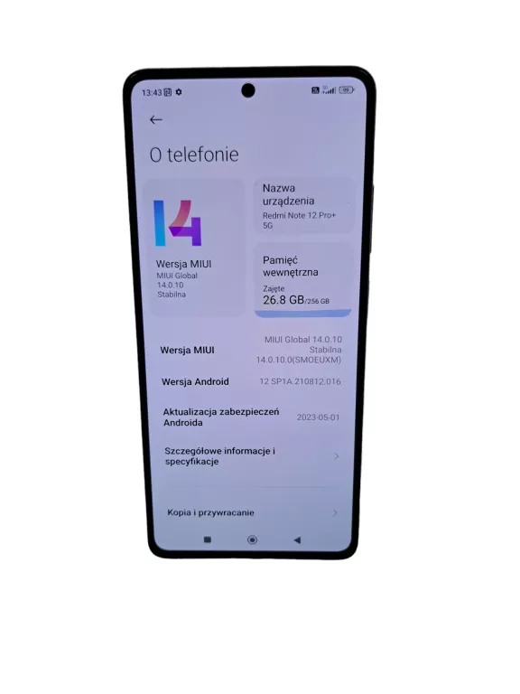 TELEFON XIAOMI REDMI NOTE 12 PRO+ 5G POLECAMY!