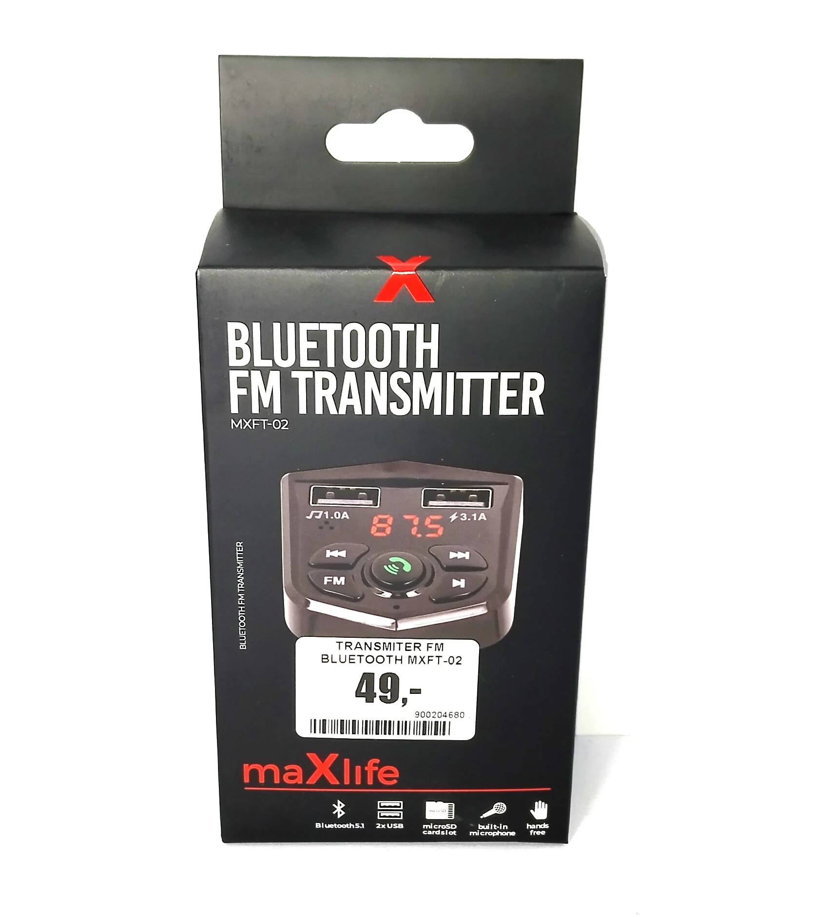 transmiter-fm-bluetooth-mxft-02-czarny-maxlife-marka-maxlife
