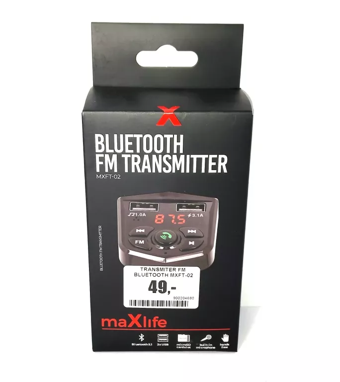 transmiter-fm-bluetooth-mxft-02-czarny-maxlife-marka-maxlife