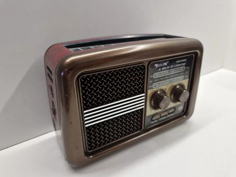 RADIO GOLON RX-BT3600S ZASILACZ BRĄZOWE