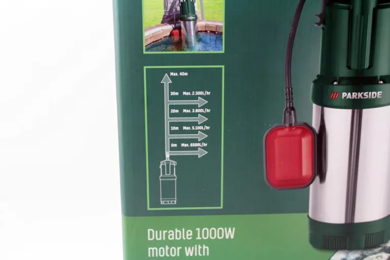 POMPA ZATAPIALNA PARKSIDE 1000 W 6500 L/H