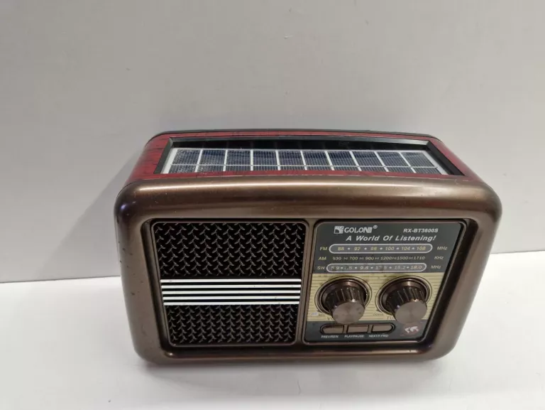 RADIO GOLON RX-BT3600S ZASILACZ BRĄZOWE