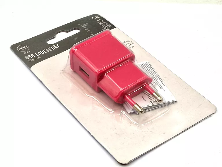 GNIAZDKO USB LADEGERAT 100-240V RÓŻNE KOLORY