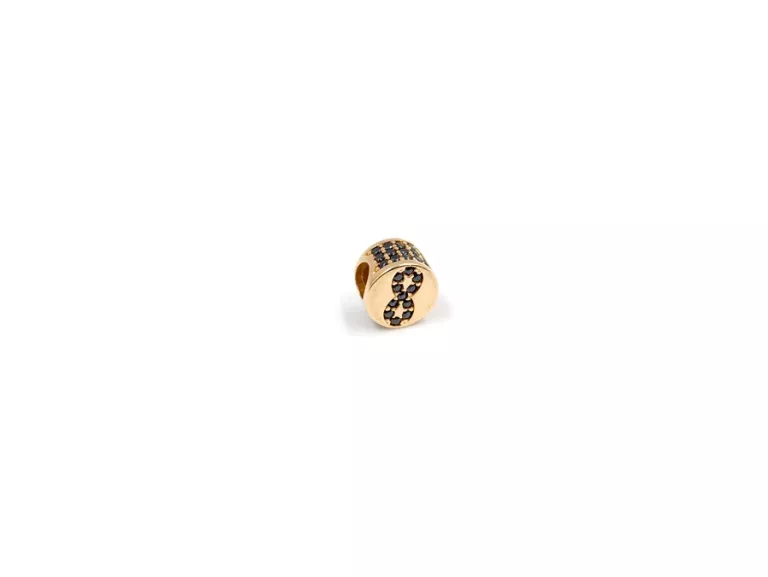 ZAWIESZKA CHARMS CZARNE OCZKA 585 / 1,98 G