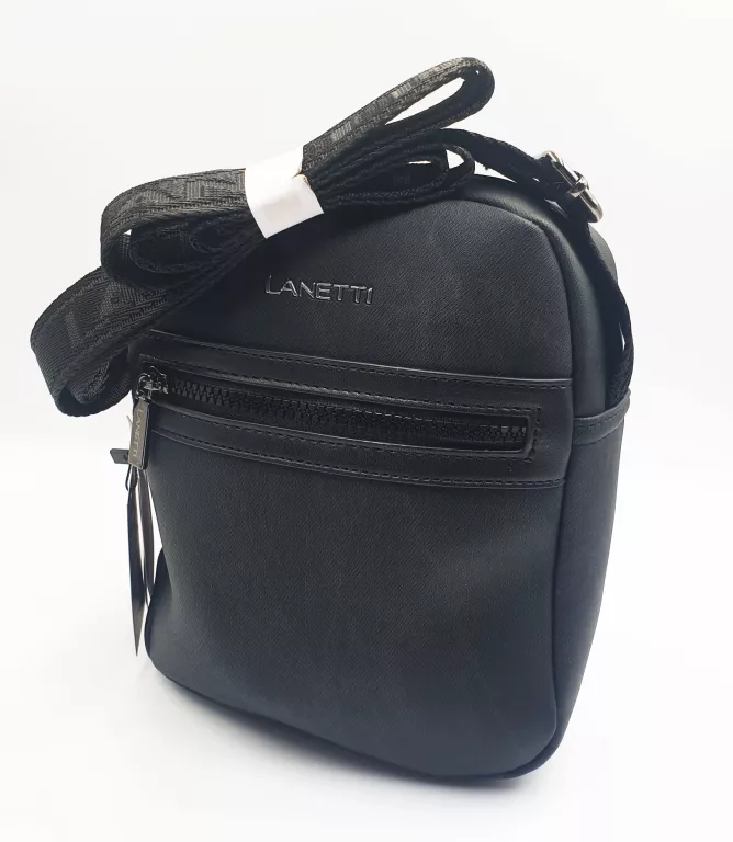 SASZETKA MĘSKA LANETTI LAN-J-004-004R CZARNA