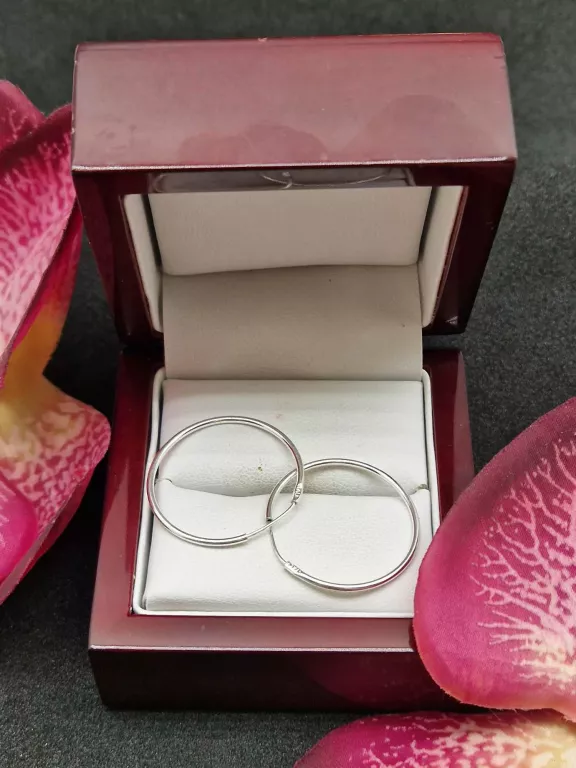 SREBRNE KOLCZYKI KÓLKA 925 P 1,07G