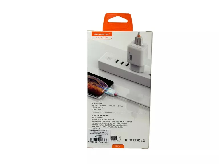 ŁADOWARKA USB-C SOMOSTEL 2.1A SMS-A52 10W