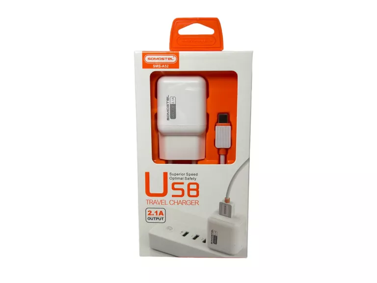 ŁADOWARKA USB-C SOMOSTEL 2.1A SMS-A52 10W